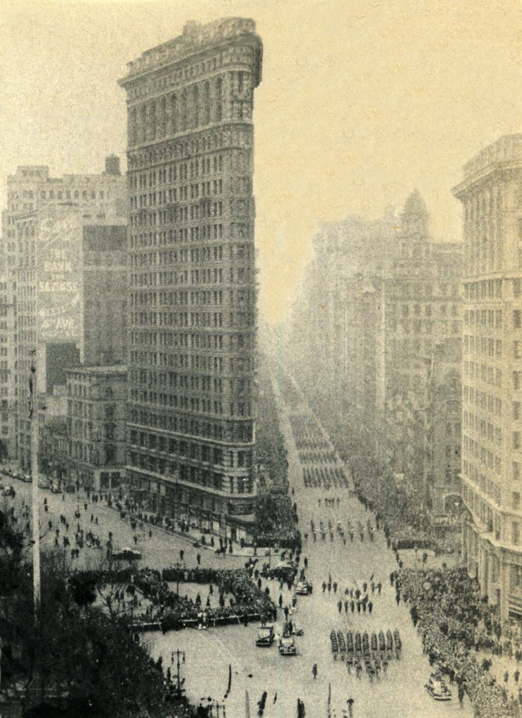 Flat Iron Building in Manhattan.